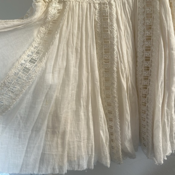 Free People White Verona Mini Dress - Picture 13 of 14